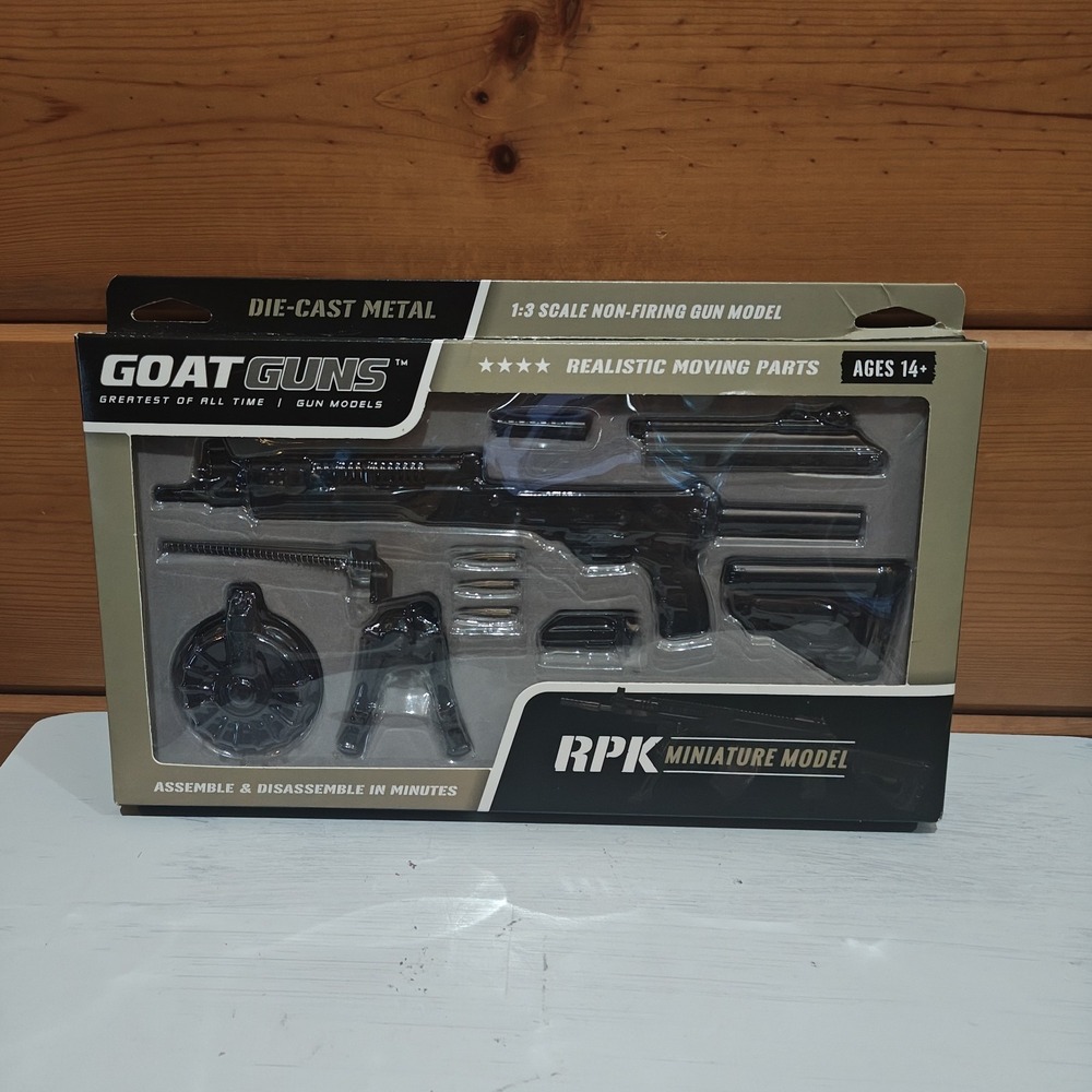 GoatGuns 1/3 Scale Die Cast RPK-16 LMG Model, Black Toy Ivan C5
